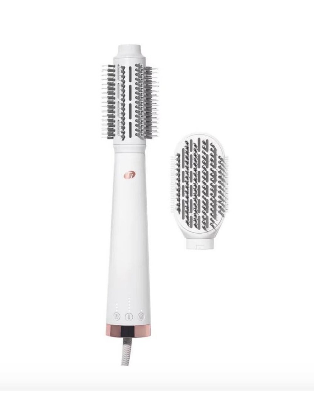 T3 AireBrush Duo Interchangeable Hot Air Blow Dry Brush